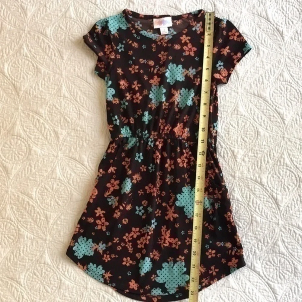 LulaRoe Floral Dress Size 4 polyester/spandex